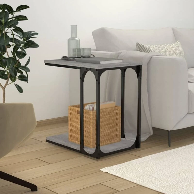 Image of VIDAXL Side Table Grey Sonoma 50x35x52cm Engineered Wood Vidaxl 8720845718459
