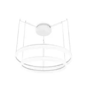 Image of Grok Integrated LED Small Ceiling Pendant Light White