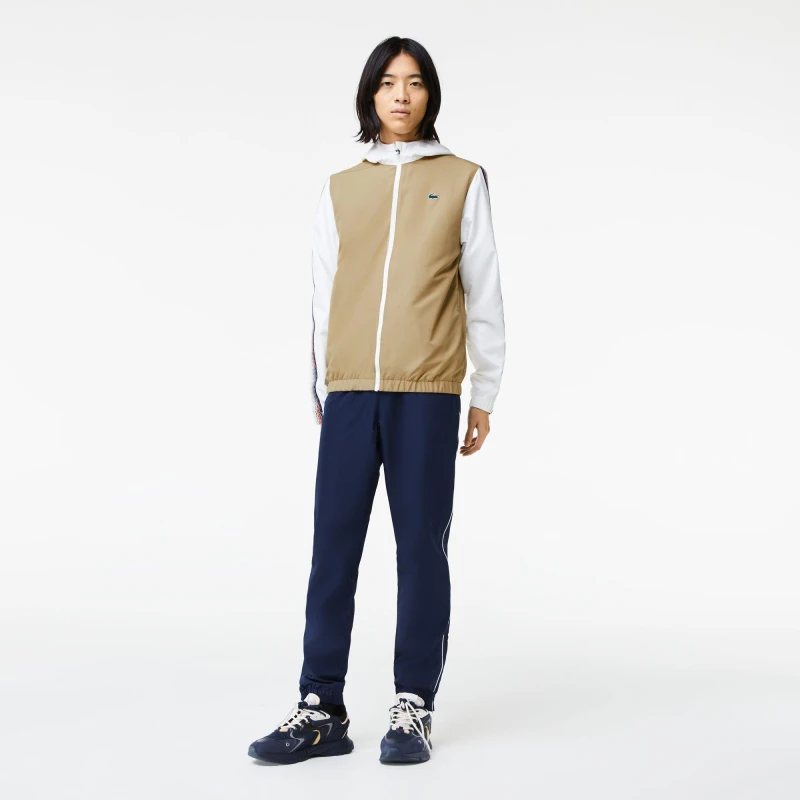 Image of Lacoste Tennis Regular Fit Jogger Set - Brown Brown XS