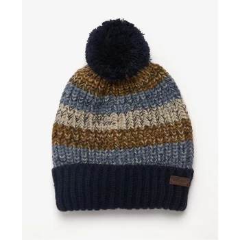 Image of Barbour Alderly Stripe Beanie - Navy NY71