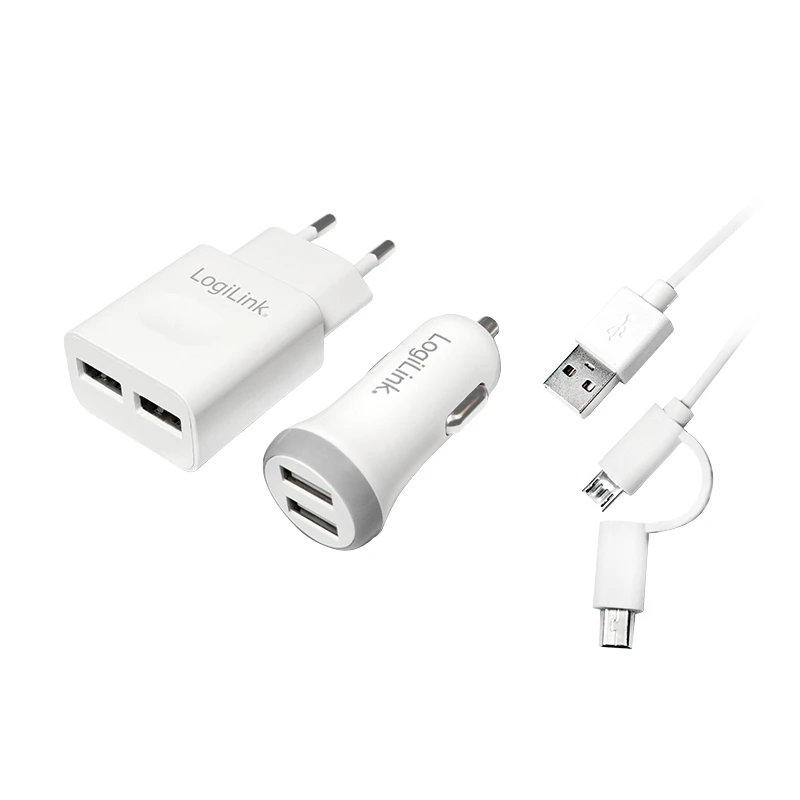 Image of LogiLink PA0137 mobile device charger Smartphone. Tablet White AC. Cig