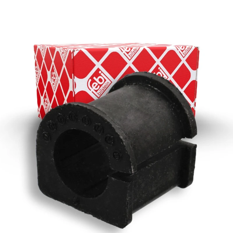 Image of FEBI BILSTEIN 41563 Stabilizer Bushes Rear Axle, Rubber Rubber Anti-roll Bar Bush Kit (1334)