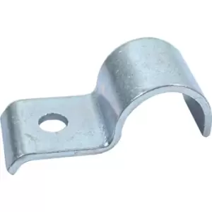 image of 15.5MM (1-Pipe) Half Saddle Clamp Heavy Duty BZP