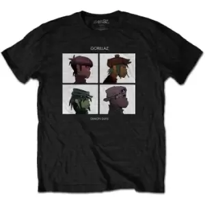 Image of Gorillaz - Demon Days Unisex Large T-Shirt - Black