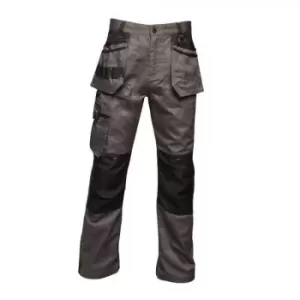 Image of Regatta Mens Incursion Work Trousers (28R) (Iron Grey) - Iron Grey