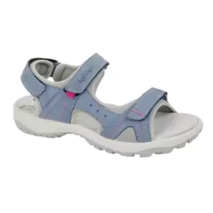 image of IMAC Womens/Ladies Nubuck Sandals (6 UK) (Light Blue)