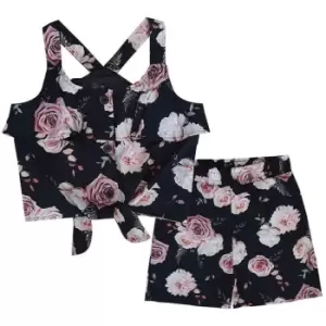 Image of Firetrap 2 Piece Flower Set Girls - Black
