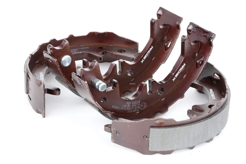 Image of RIDEX 70B0101 Brake Shoes Rear Axle, Ø: 170mm, without lever Brake Shoe Set (70)