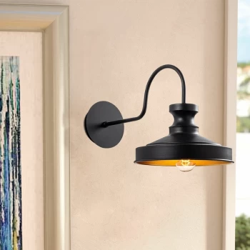 Image of Berceste - 182BLACK-A Black Wall Lamp