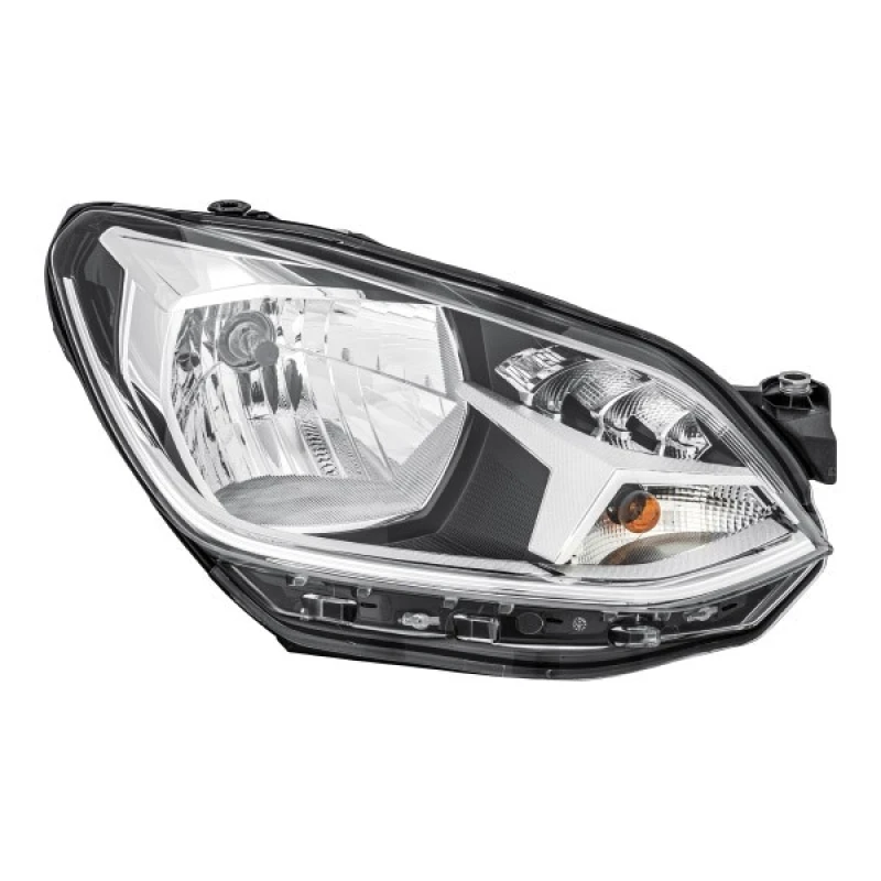 Image of HELLA 1LL 012 644-041 Headlights PY21W, Right, with motor for headlamp levelling, Halogen Headlight (259)