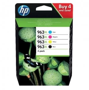 Image of HP 963XL Black and Tri Colour Ink Cartridge