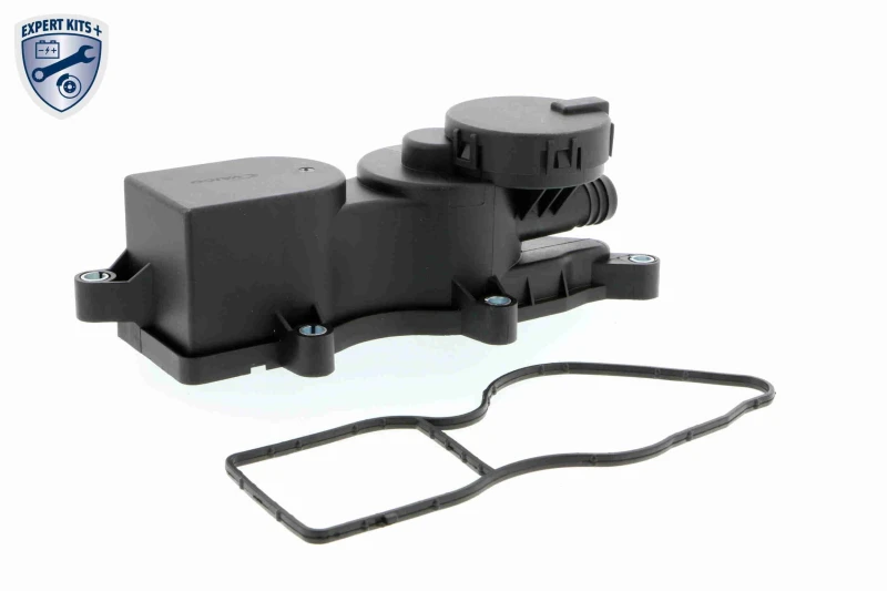 Image of VAICO V30-2185 Oil Trap, crankcase breather with gasket/seal, Cylinder Head, EXPERT KITS + Oil Trap,crankcase breather (3324)