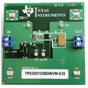 image of PCB design board Texas Instruments TPS2001CDGNEVM 635