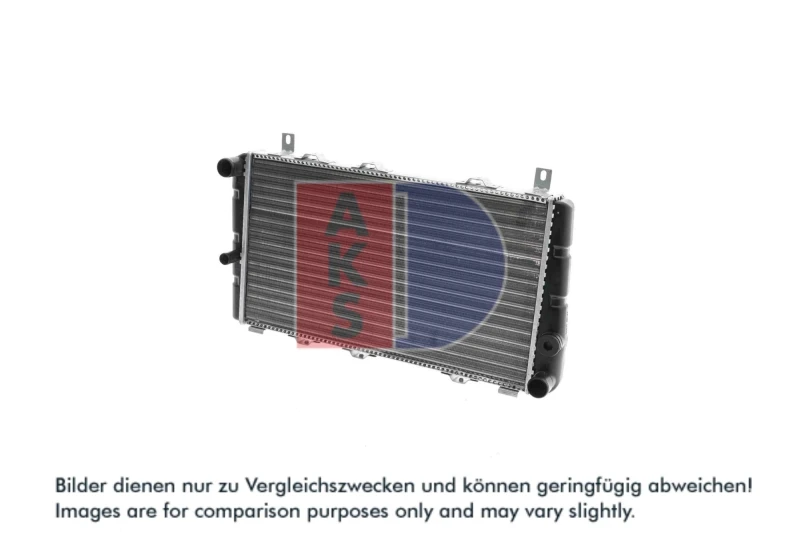 Image of AKS DASIS 490005N Engine radiator Aluminium, Mechanically jointed cooling fins Radiator,engine cooling (470)