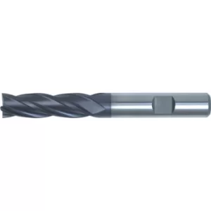 Image of 8MM HSS-Cobalt PM L/S Weldon High Helix End Mill TiAlN