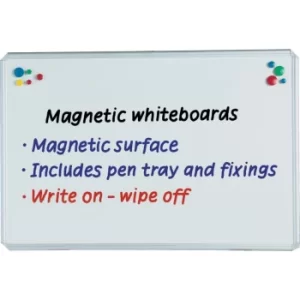 image of 103143 Drywipe Board Magnetic 900X600MM