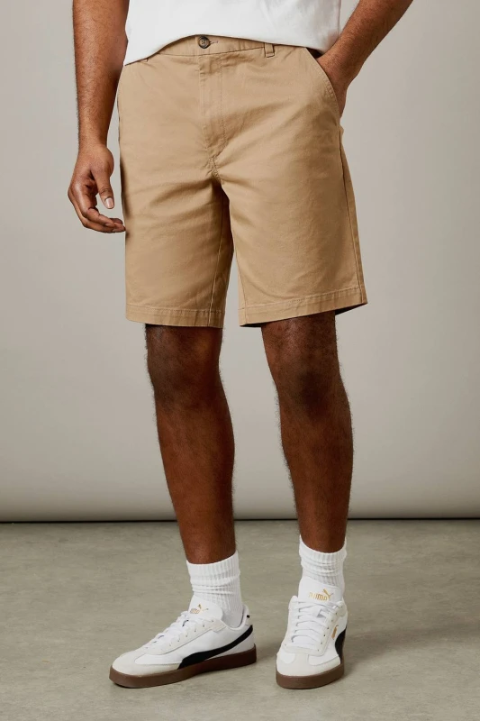 Image of Burton Burton Men Classic Chino Shorts in Stone Size: 28 Stone 28 Male 5045749190181