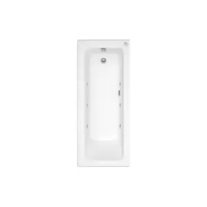 Image of Rutland Single Ended Bath with 6 Jet Whirlpool System - 1800 x 800mm
