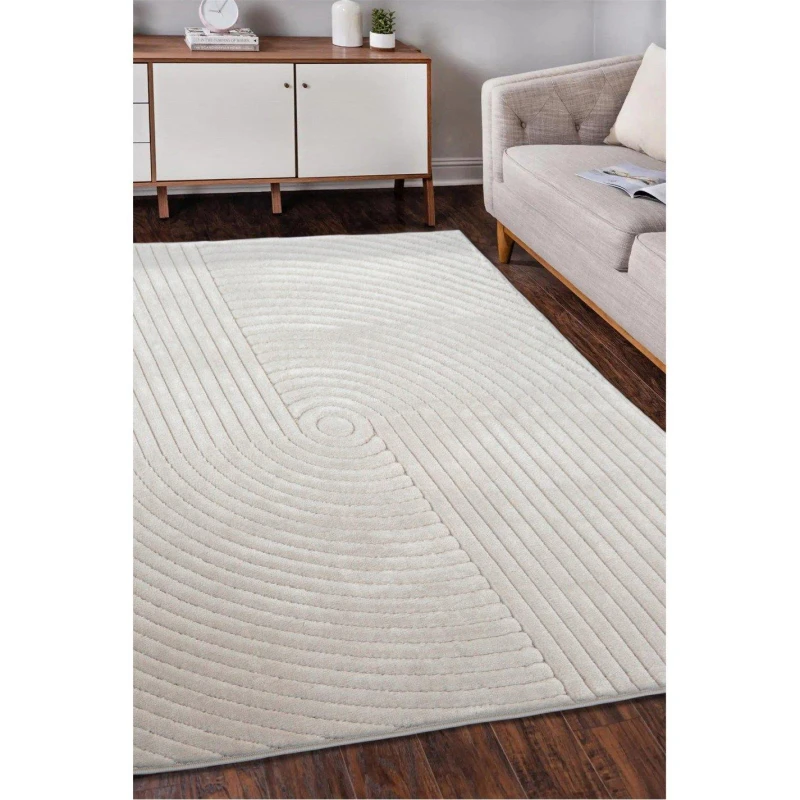 Image of Homemaker Malmo Knot Rug - White White 120x170cm