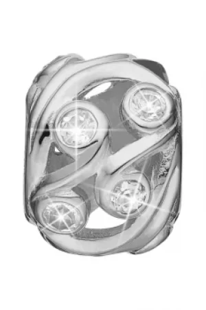 Image of Ladies Christina Sterling Silver Ocean Soul Bead Charm 623-S77