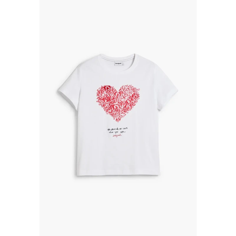 Image of Desigual Womens T-Shirt Desigual Cor Blanc Female S