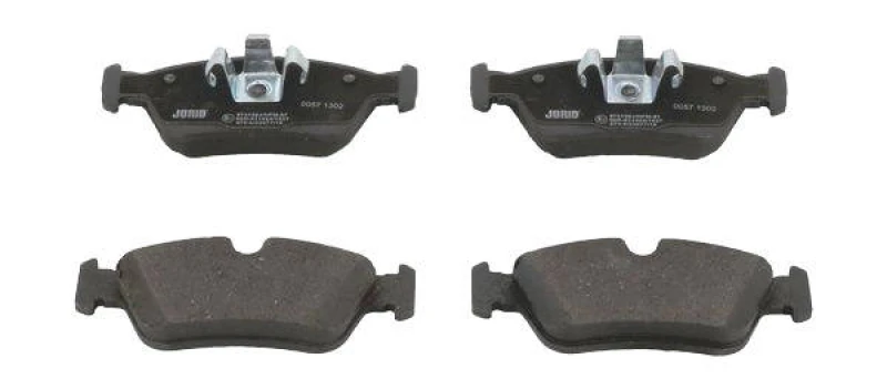 Image of JURID 573138J Brake pad set prepared for wear warning indicator, without accessories Brake Pad Set,disc brake (402)
