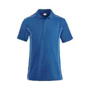 image of Clique Mens New Conway Polo Shirt (S) (Royal Blue)