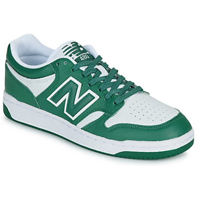 Image of New Balance 480 trainers in dark green Dark Green UK 8 (EU 42)