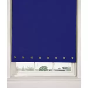 Image of Roller Blind Sq. Eyelet 90 x 165cm Royal Blue