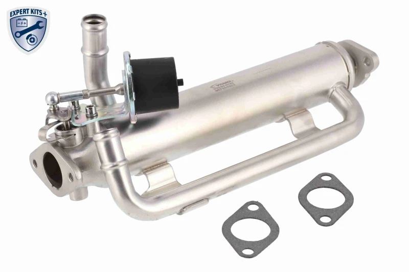 Image of VEMO V10-63-0133 EGR Cooler without EGR valve, with gaskets/seals, Q+, original equipment manufacturer quality EGR Cooler (4032)