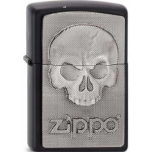 Image of Zippo Phantom Skull Lighter Black Matte
