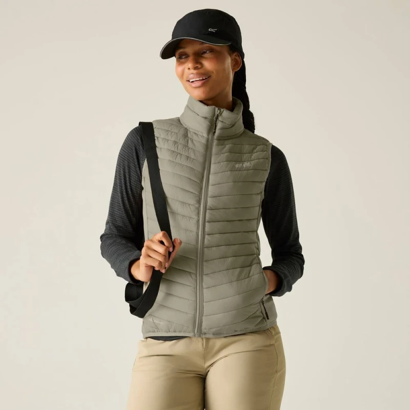 Image of Regatta Womens Andreson Hybrid Gilet in Beige Size: 8 Beige Female 8