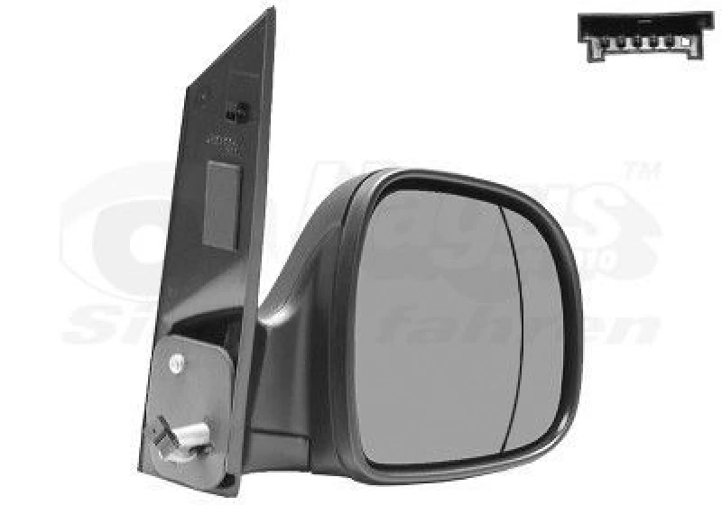 Image of VAN WEZEL Wing mirror VAN WEZEL 3080808