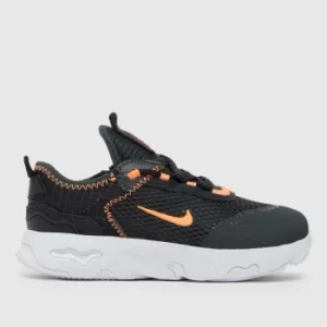 Image of Nike Dark Grey React Live Boys Toddler Trainers