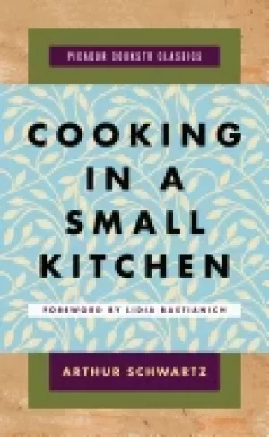 Image of cooking in a small kitchen