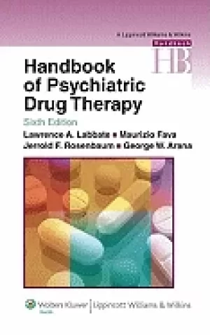 Image of handbook of psychiatric drug therapy
