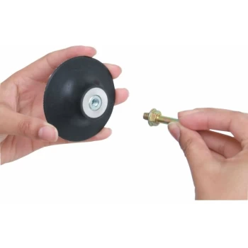 Image of York - 50MM Rubber Backing Pads for Quick Change Screw Fitting Discs.