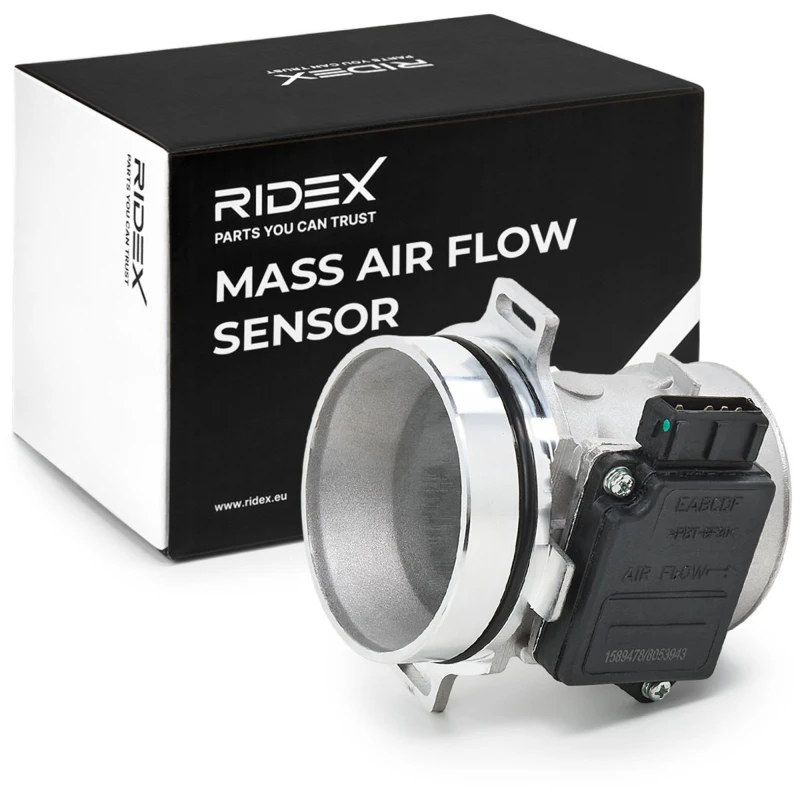 Image of RIDEX 3926A0055 Mass air flow sensor with housing Air Mass Sensor (3926)