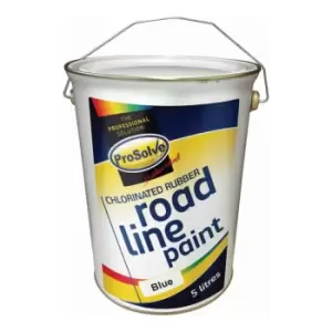 Image of Chlorinated Rubber Road Line Paint Blue 5LTR