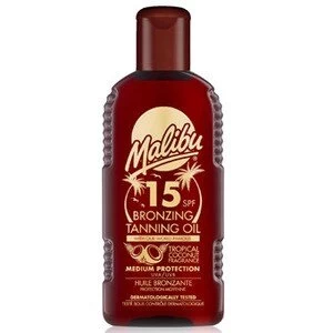 image of Malibu Bronzing Tanning Oil SPF 15