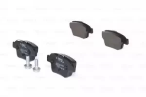 Image of Bosch 0986494099 BP1009 Brake Pad Set Disc Brake Rear Axle