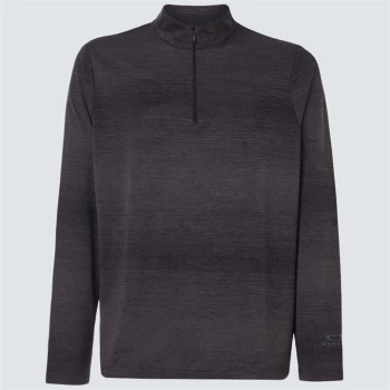 Image of Oakley Contender Half Zip Mens - Black