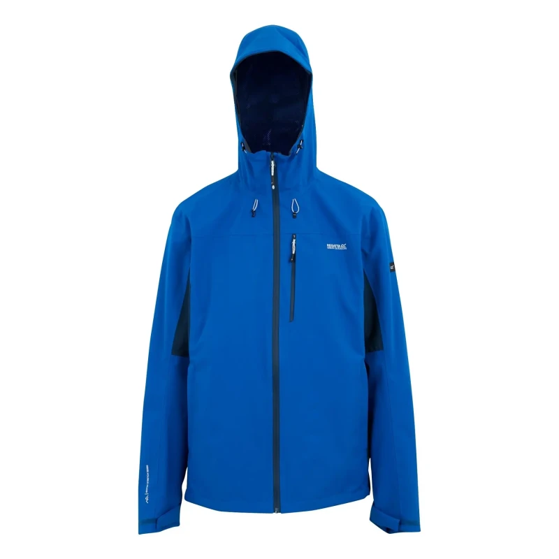 Image of Regatta Men 'Birchdale' Waterproof Shell Jacket in Duck Egg Blue Size: 2X-large Duck Egg Blue XXL Male 5063516131144