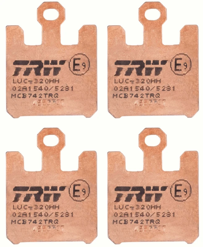 Image of Brake pad set TRW MCB742TRQ