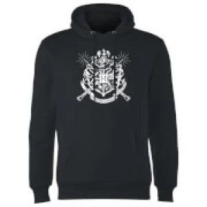 Harry Potter Hogwarts House Crest Hoodie - Black - XL