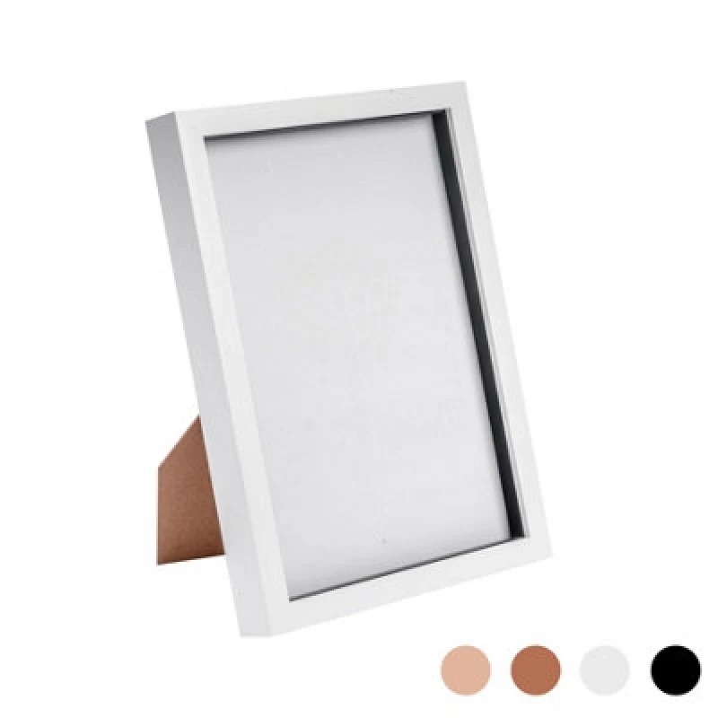 Image of Nicola Spring 3D Box Photo Frame - A4 (8 X 12") - White