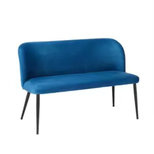 Image of Leeds Plywood Zara Dining Bench Blue (pack Of 2)