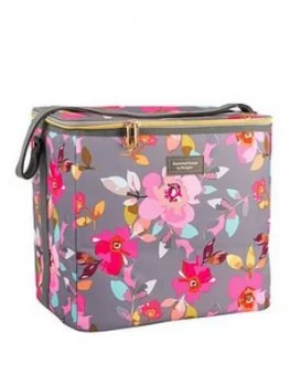 image of Summerhouse By Navigate Gardenia Family Cool Bag (20L) - Grey Floral