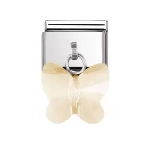 Image of Nomination Classic Champagne Butterfly Pendant Charm