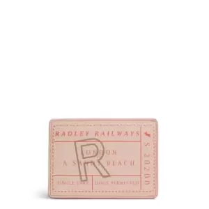 image of Radley Railway Card Holder - Pink